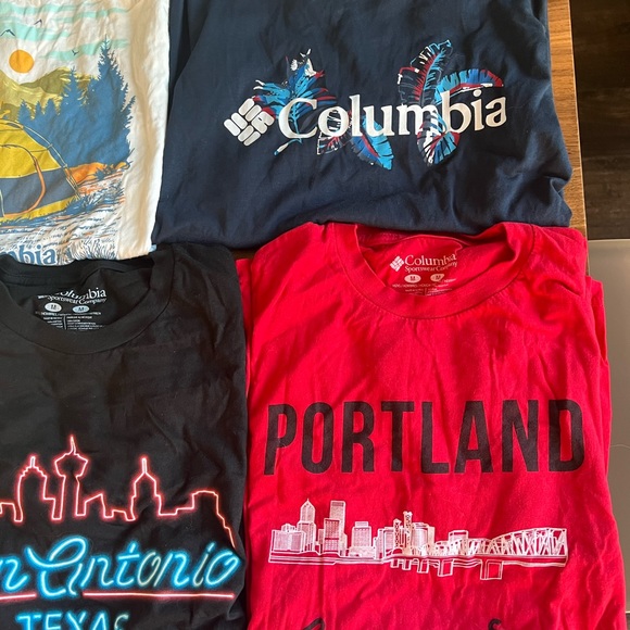 Columbia men’s t-shirt bundle, 7 shirts, size M - Picture 3 of 6